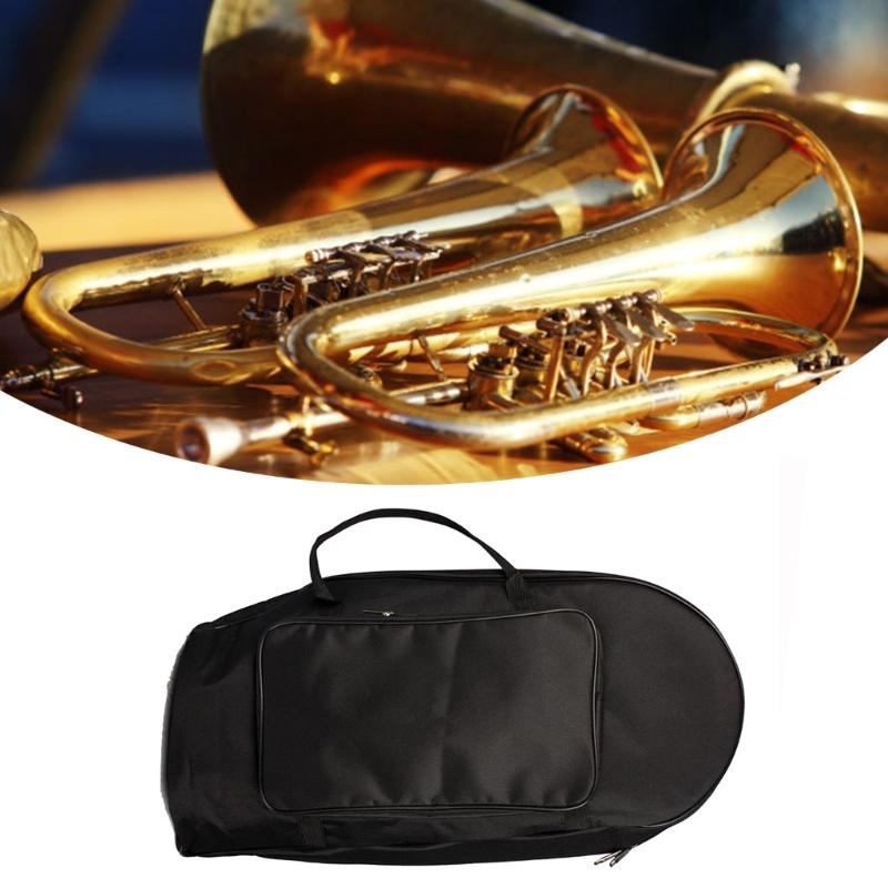 Waterproof Wind Instrument Carrying Handbag Professional Tenors Horn Storage Bag Protective Tuba Carrying Case Handbag