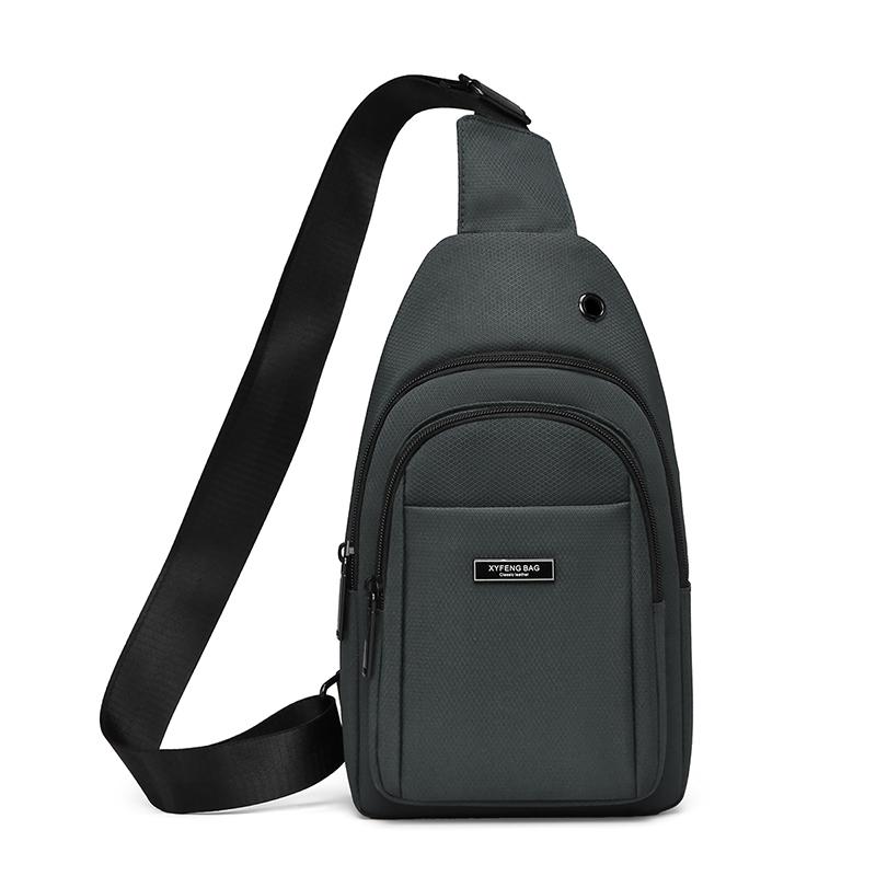 Men's Chest Bag Outdoor Shoulder Crossbody Bag Sports Mobile Phone Bag