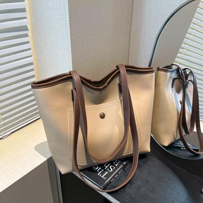 Retro-Tragetasche Damen Frühjahr 2025 Neu Modisch Große Kapazität Schulter-Schrägband-Tasche Vielseitig Einfache Pendler-Tasche