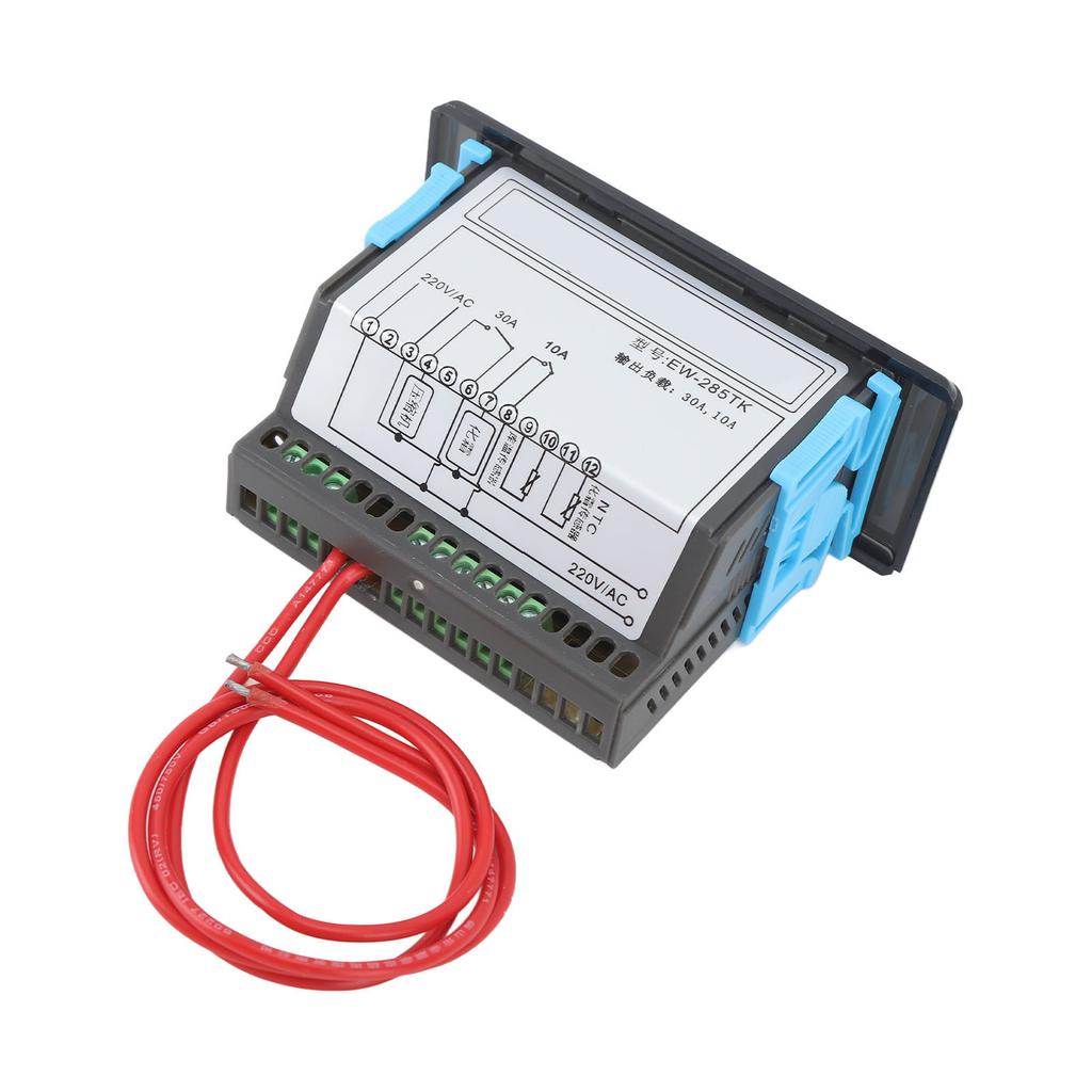Touch Smart Thermostat Dual Display Digital Refrigeration Defrost Temperature Controller AC220V