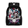 T-Tekkenes Travel Backpack Women Men School Laptop Bookbag Fighting Game College Student Daypack Bags