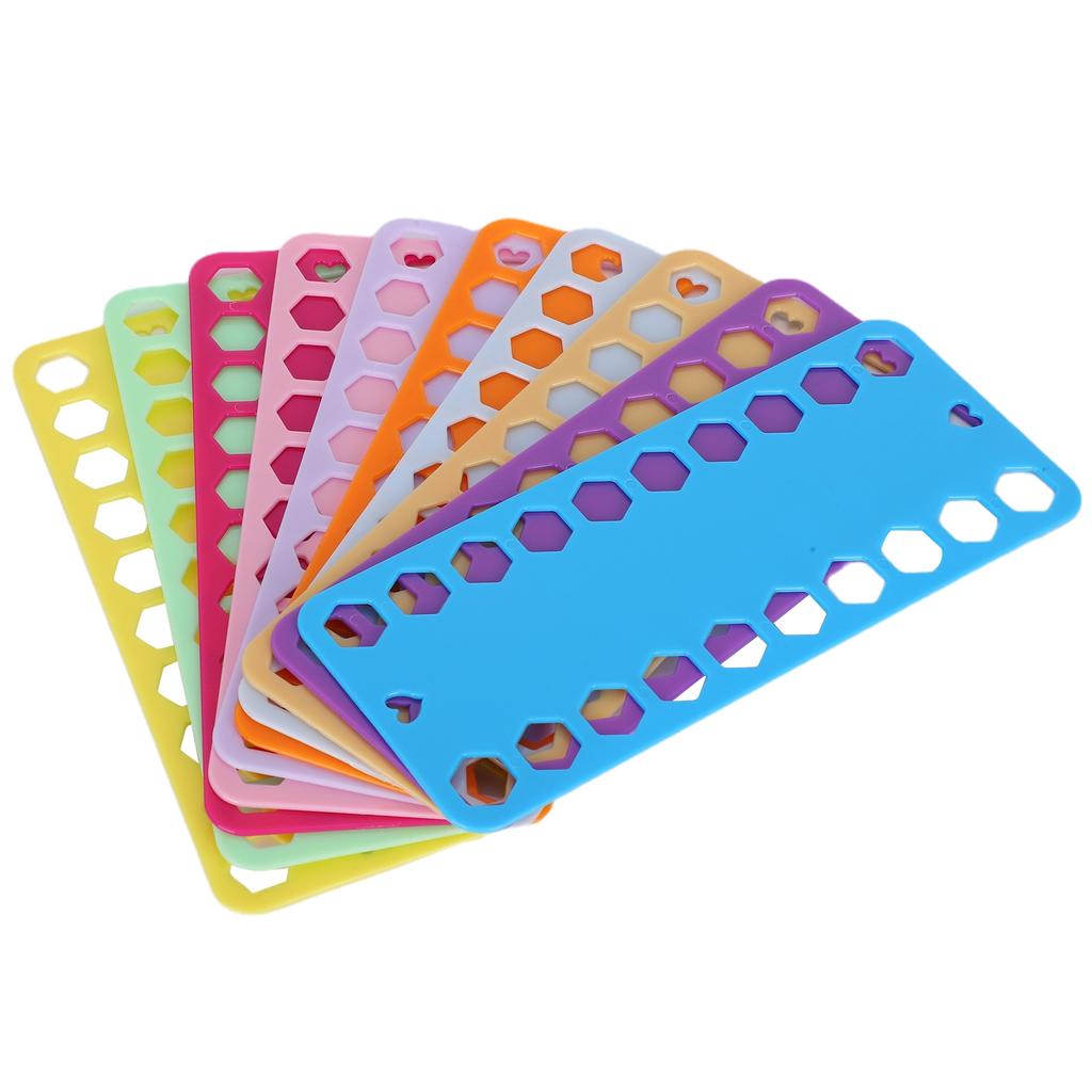 20Pcs Cross Stitch Threads Organizer Embroidery Plastic Winding Board 1Pc Digital Sign