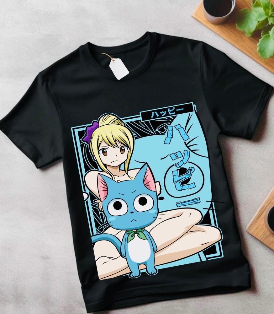 

Fairy Tail Gajeel Redfox Iron Dragon Slayer Anime Gift unisex T-Shirt lucy M