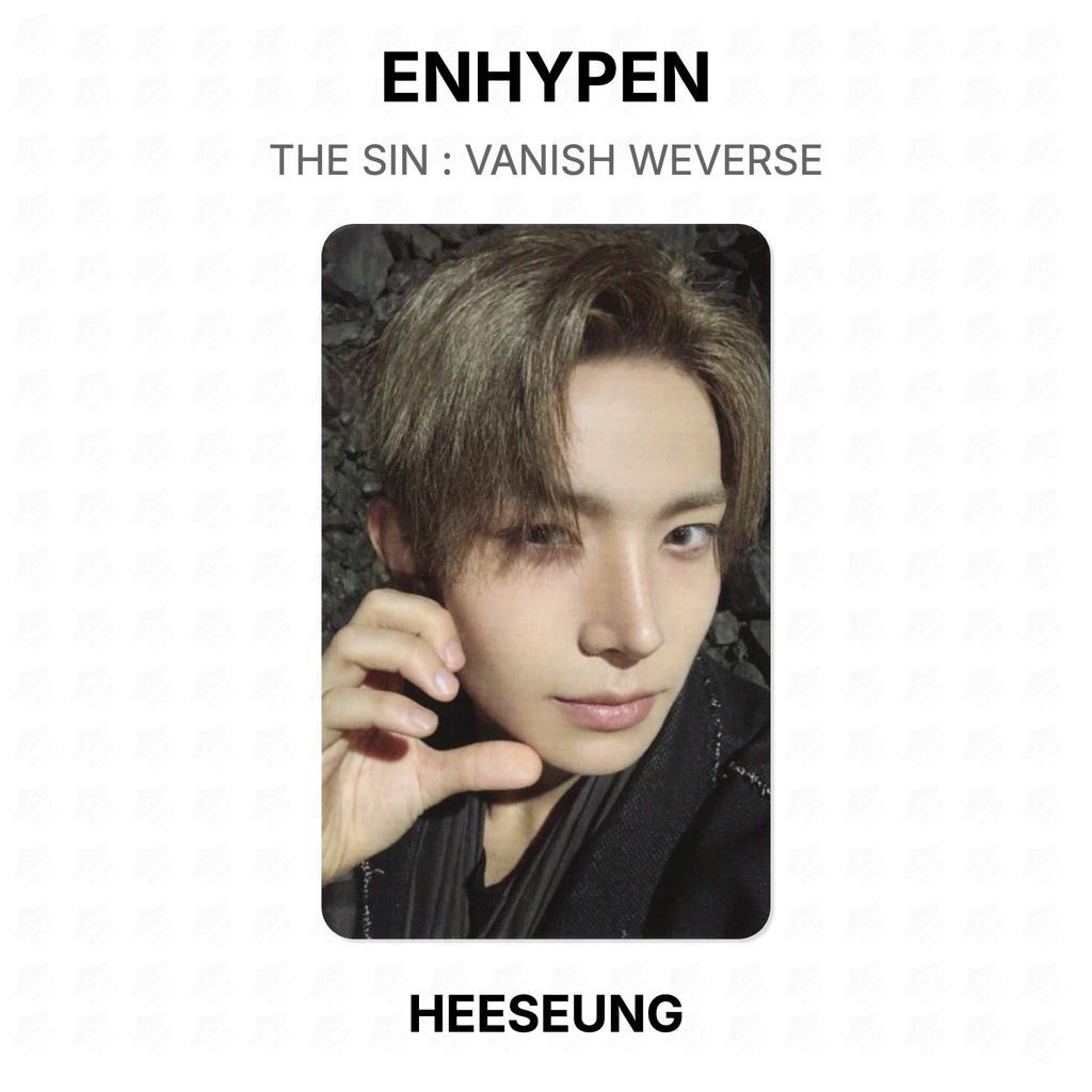 ENHYPEN IL PECCATO : VANISH WEVERSE Fotocarta Ufficiale