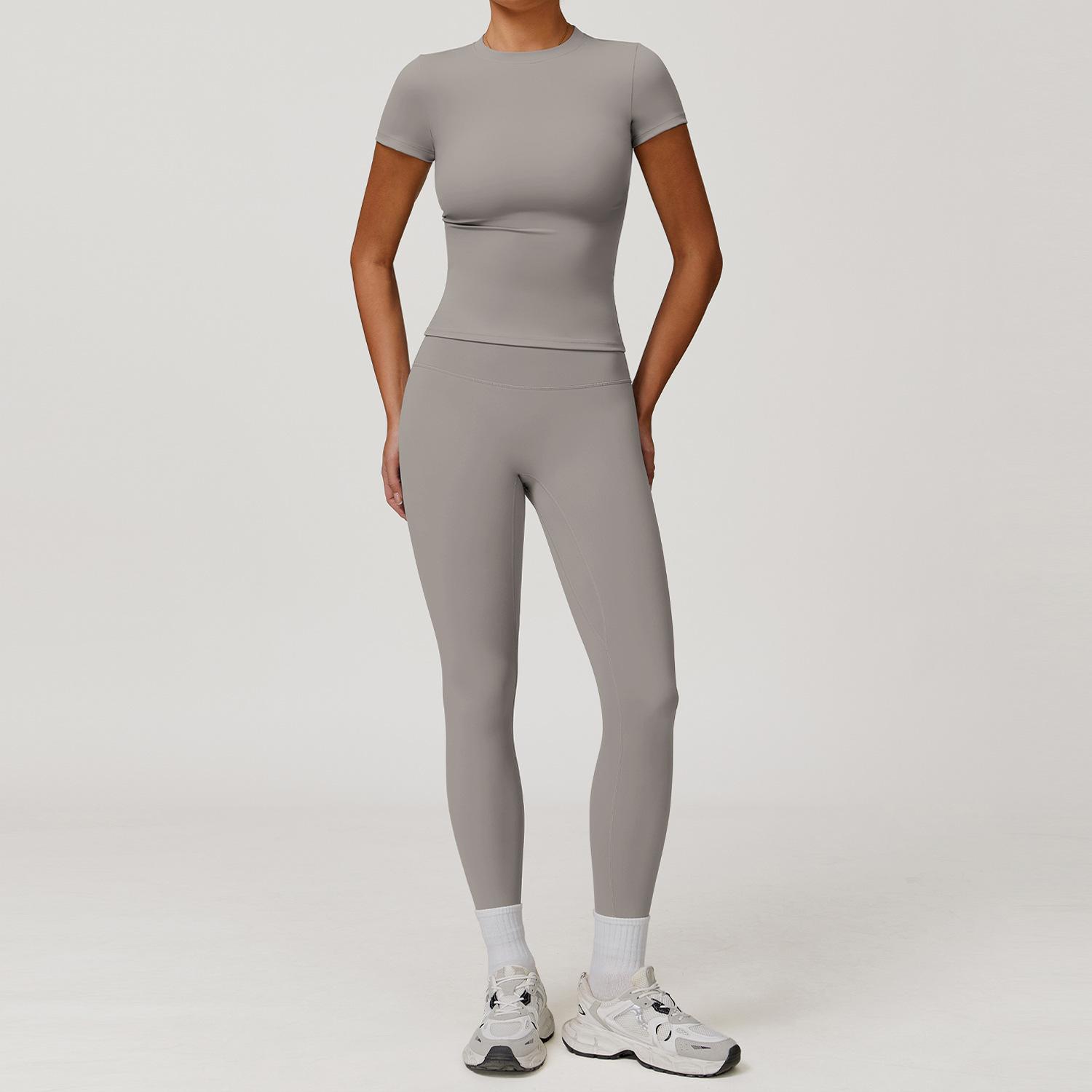 JYL Zip Quick Dry Long Sleeve Yoga Set High Strength Running Outfit XL средний электрического синего