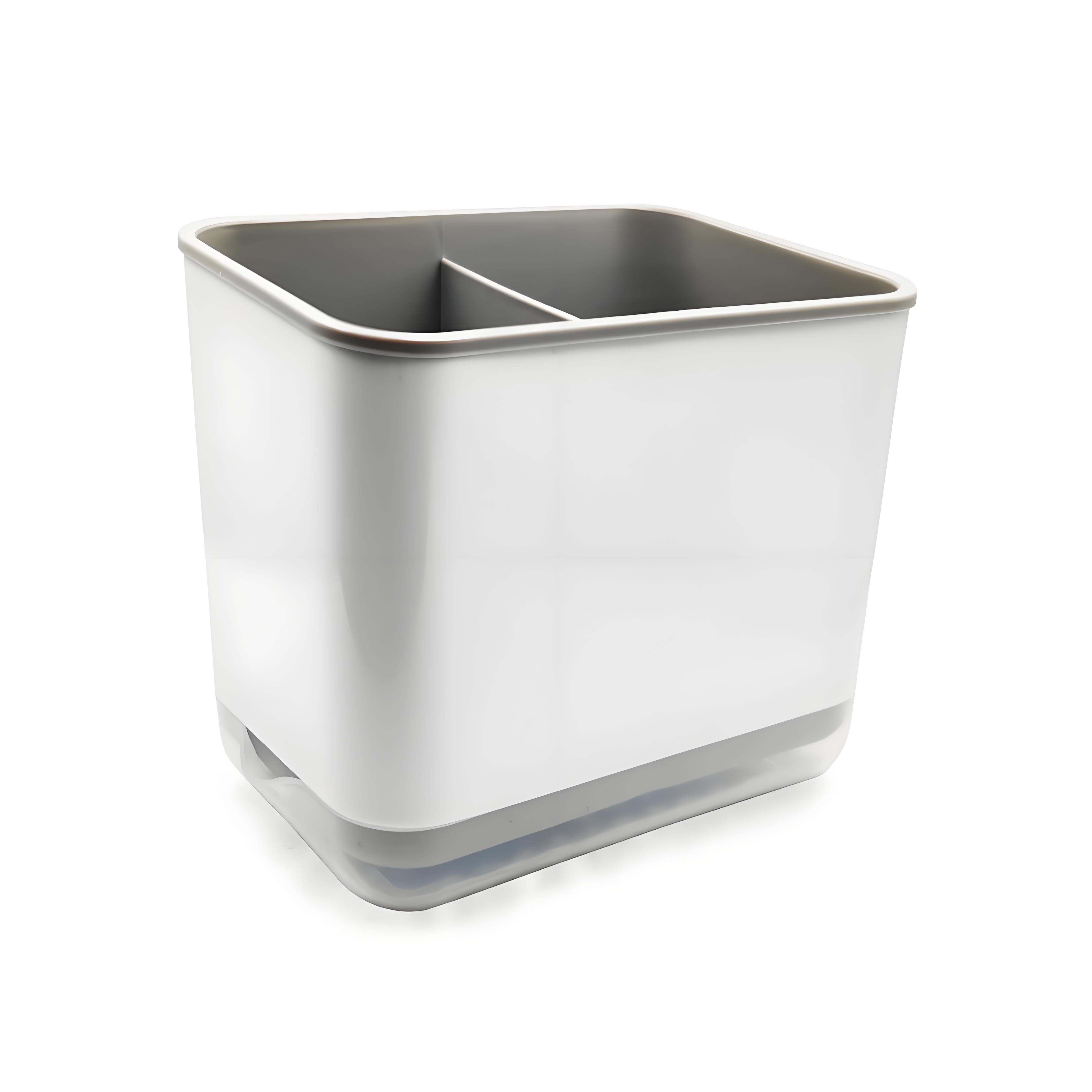 Держатель для посудной щетки со съемным поддоном Органайзер для раковины для губки скребка и кухонной утвари Сушилка для столешницы белый 2230₽