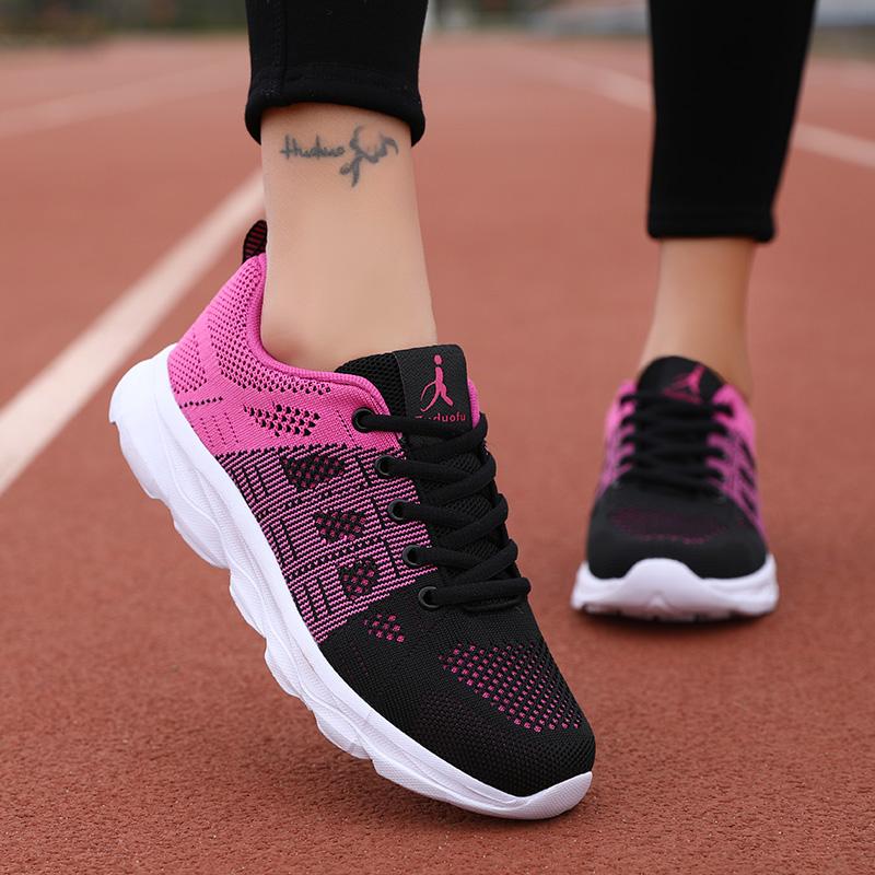 Women Casual Shoes Breathable Walking Mesh Flat Shoes Sneakers Tenis Female Fashion Gym Footwear Women Shoes Woman Sneakers