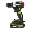 Furadeira sem fio Worx 20V sem escovas Plugue CN (adaptador incluso)