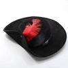 Feather Decor Vintage Fedoras Hats Wide Brim 1920s Jazz Hat Gentleman Fedoras Hats  Halloween