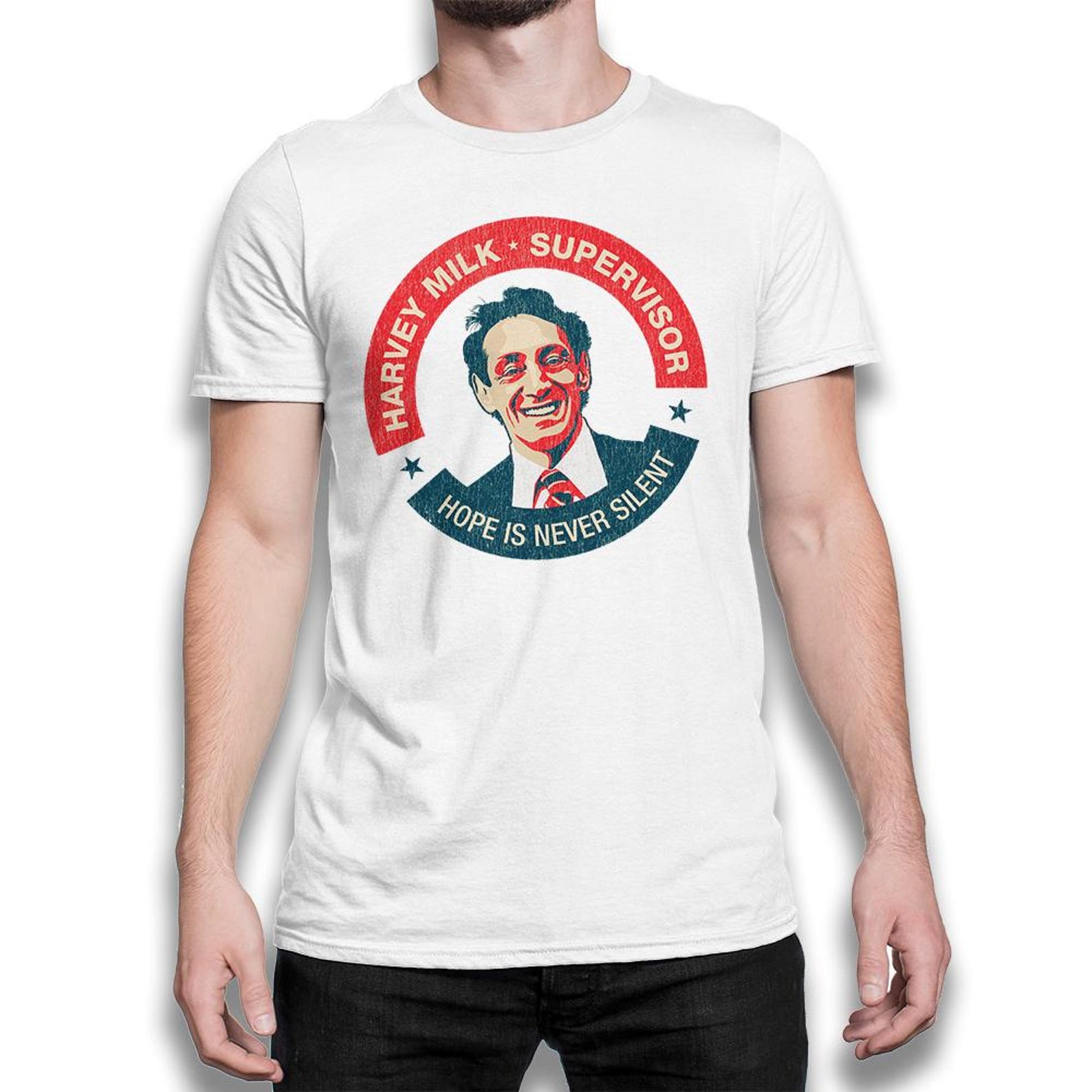 Harvey Milk Supervisor T-Shirt, Men s and Women s Sizes S
