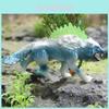 Children Mythical Animal Toy Model Plastic Realistic Snow Wolf Figurine For Kids Educational Play