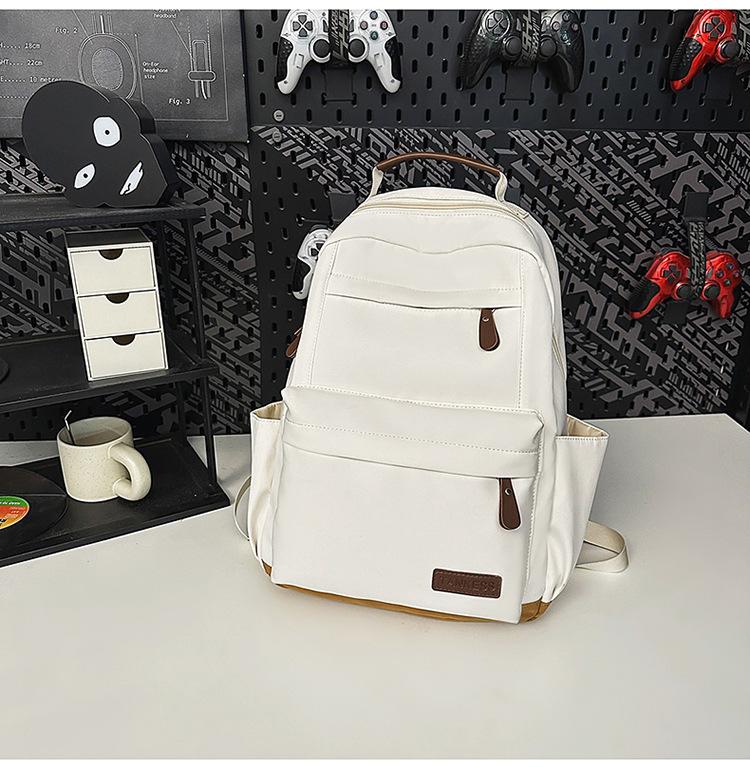 School Bag Retro Fashion Shoulder Bag Leisure Travel Versatile Couple Backpack Girl Student Computer School Bag