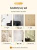 Adjustable No-Punch Telescopic Shower Curtain Rod