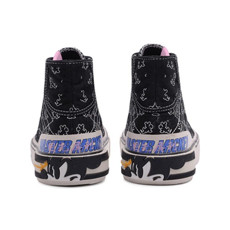 (WMNS) Li-Ning Superwave Canvas Hi 'Black White' Women's AGCQ202-1