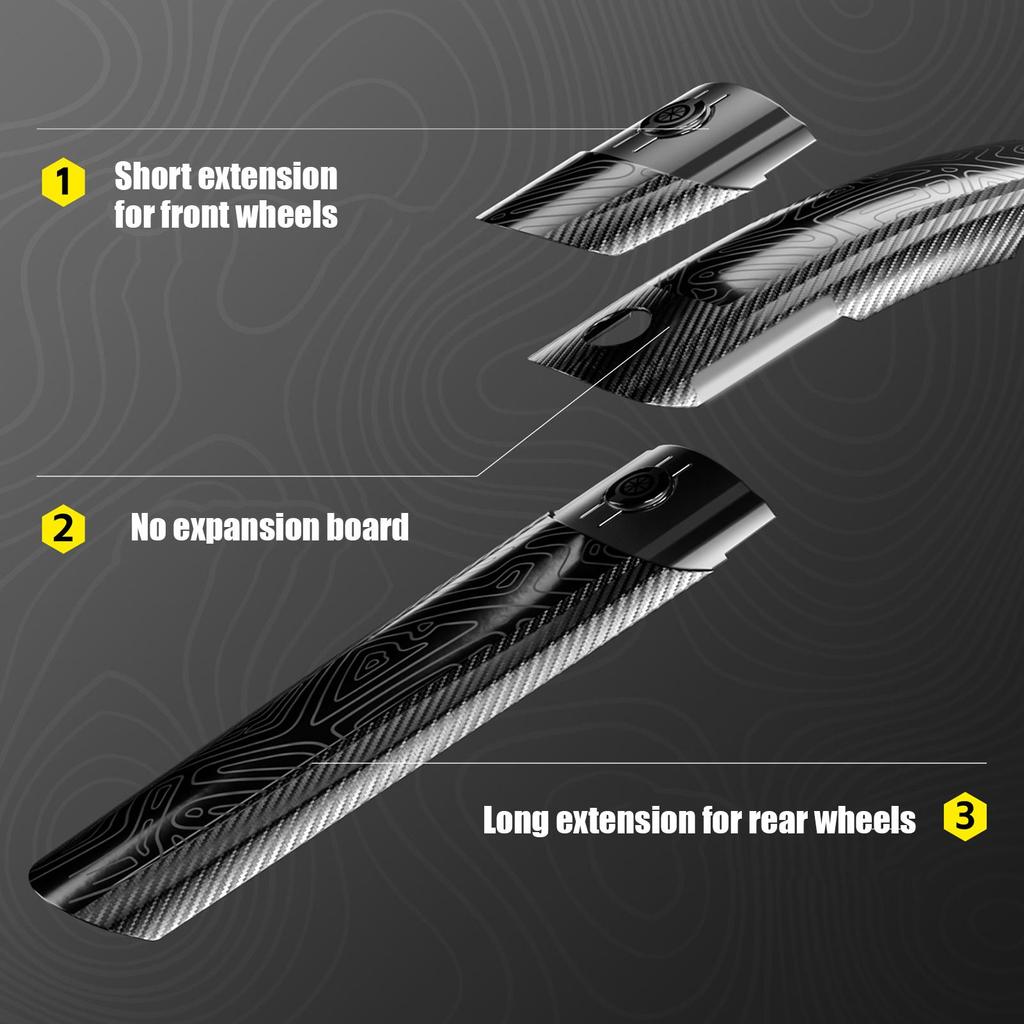 Cycling Mud Guard Front Rear Full Cover Bike Mud Guard Set For Mountain Road Against Splashing Water And Dirt Wheels Electric