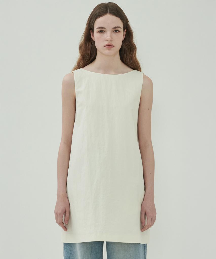 Mot Two-Way Mini Dress-Cream