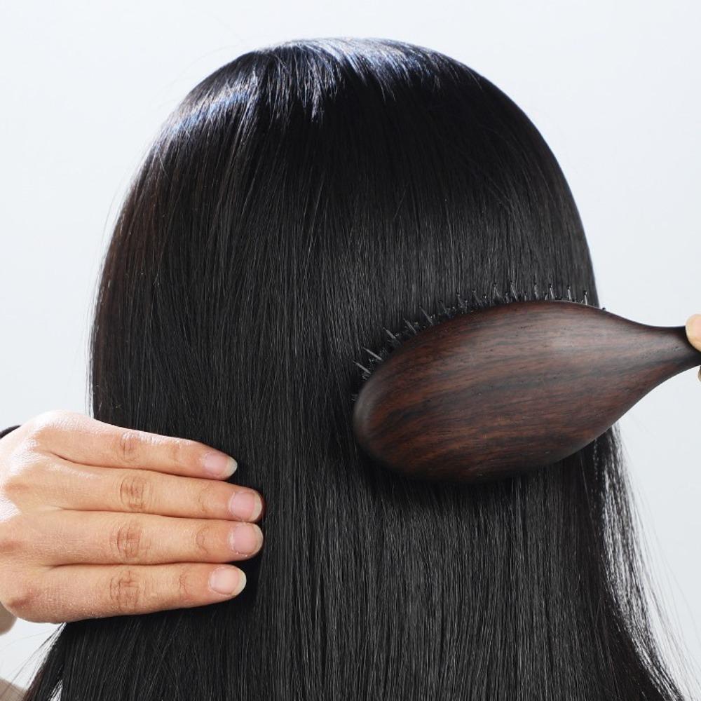Sandalwood Air Bag Hair Comb Hair Beauty Scalp Massaging Hairbrush Air Cushion Comb  Makeup Tool