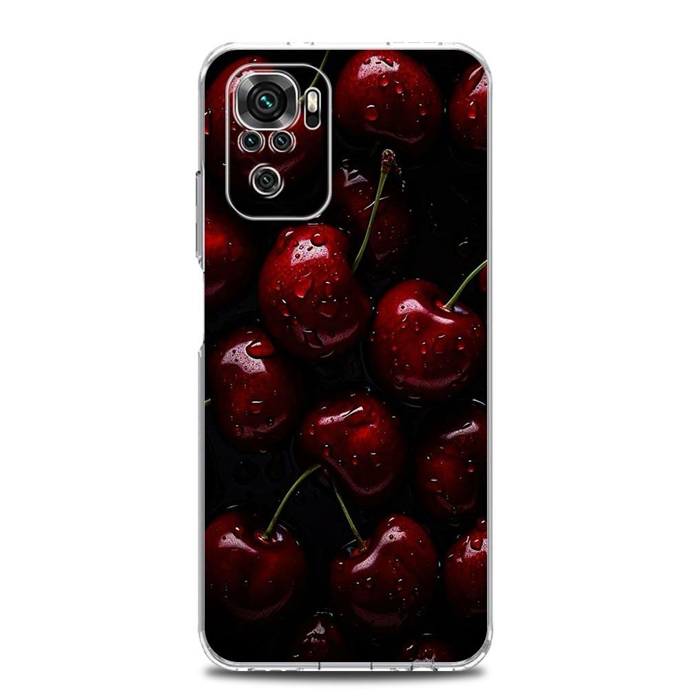 

Phone Case For Xiaomi Redmi Note 14 13 12 5G 9 8 10 11 Pro Plus 4G 9T 13C 12C 10C 9C 9A Clear Soft Cover Cherries Cherry Fruit Redmi 13C