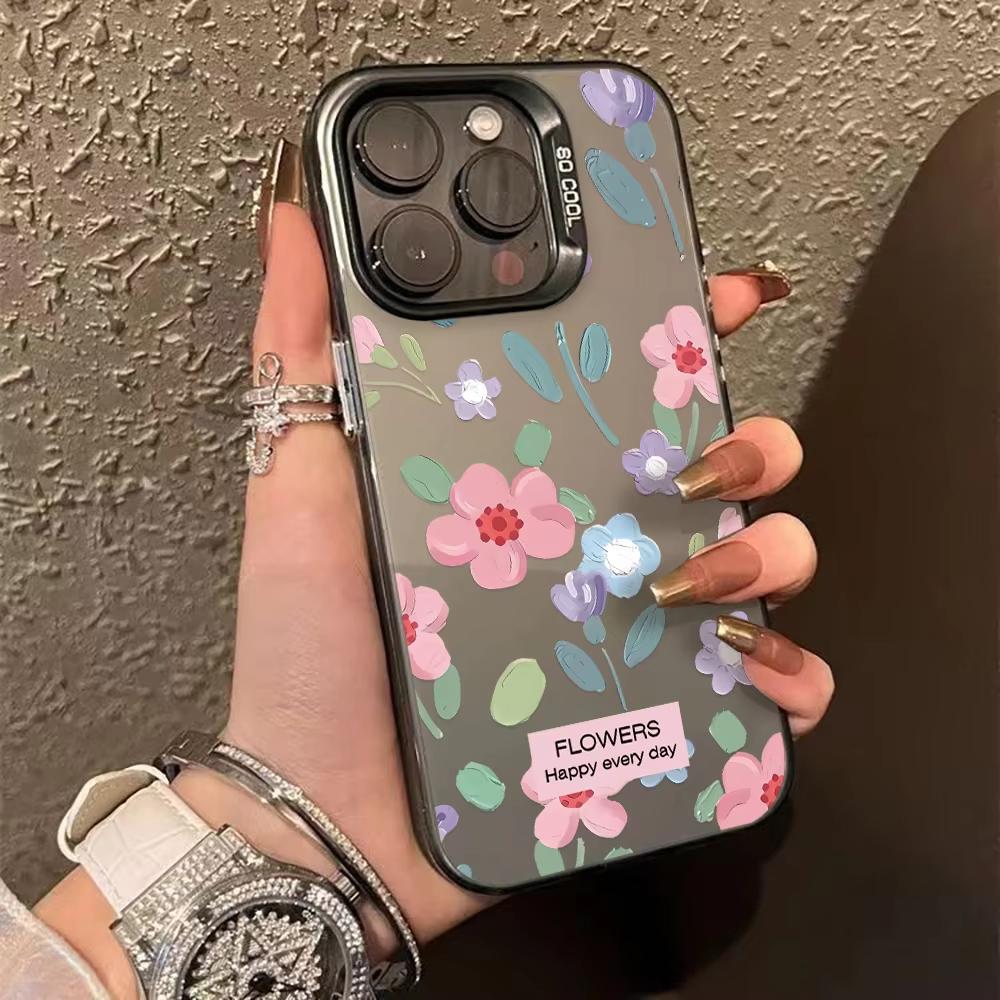Colorful Flowers Pattern Phone Case For Xiaomi Mi Poco X6Pro X6 X7 X5 Pro Mi Poco F7 F6 F5 Pro Hard Matte Cover