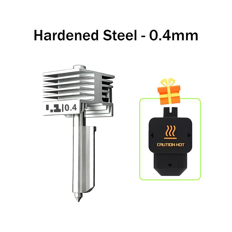 For Lab P2S/X2D Standard Flow All-Metal X2D Hotend 0.2-0.8Mm Hardened Steel Nozzle Kit Quick-Swap Fast Replacement Hotend