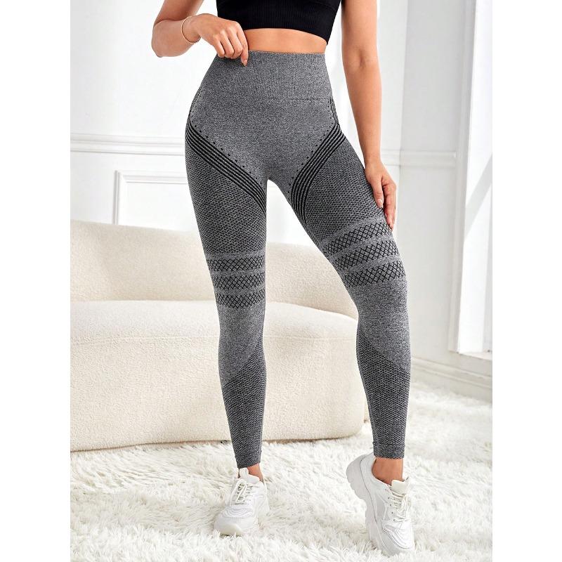 Sexy Line Hip Lifting Sport-Leggings, hoch taillierte Stretch-Fitnesshose für Damen, Yoga-Laufhose