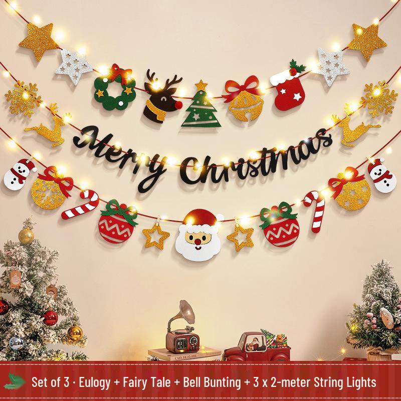Christmas Tree Ornaments: Festive Banners, Lights & Hanging Decorations