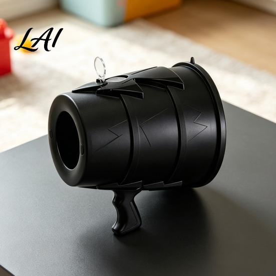 Birthday Gifts for Boys Girls Handheld Air Cannon Toy Portable Shooter Kids Outdoor Reusable Wave Toy Play Bubble Machine Funny Prank Christmas
