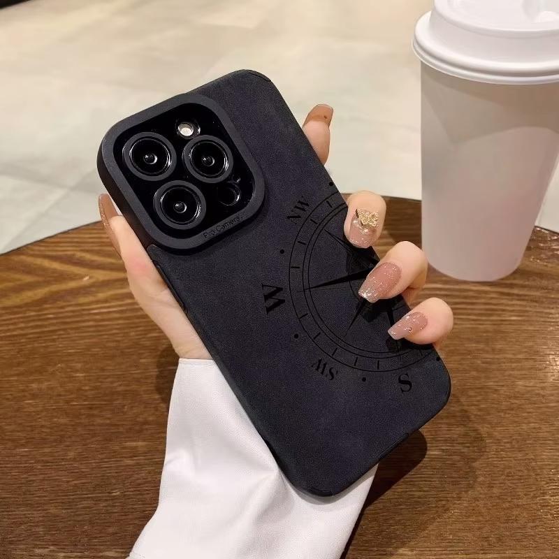 Creative Star Compass Pattern Case For iPhone 16 17 15 Pro Max 14 13 12 11 Pro Max X XR XS Max 16E Plus Shockproof Cover