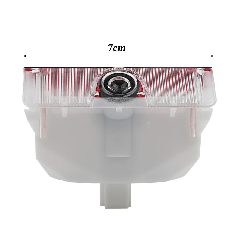 2PCS LED Car Door Light Laser Projector Decorative Lamp For Benz GLK X204 2008-2015 AMG A B Class W168 W169 W245 Auto Accessorie