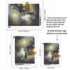 DIY Diamond Painting Canvas Moonlight Night Cat Design 5D Full Drill Art Creative Leisure Craft Home Decor Wall Decoration