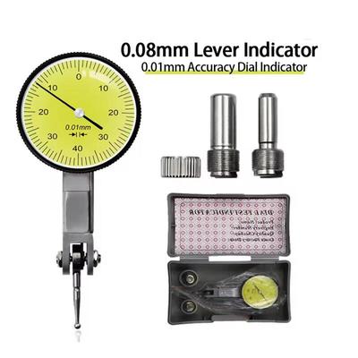 0-0,8mm Messuhr Magnetfußhalter Mikrometer Präzisionsanzeiger Messwerkzeuge Stundenzeiger-Anzeiger Messvergleicher