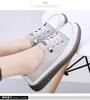 Fashion Women Genuine Leather Flats Roman Style Women Shoes White Loafers For Women Nurse Casual Flat Shoes Zapatos Mujer Sneakers Women