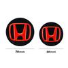 4Pcs 58/69MM Car Badge Wheel Hub Center Cover Stickers For Honda Fit Jazz GK5 Civic Type-R CRV Pilot Accord Insight Spirior City