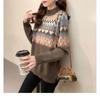 Dimanaf 2024 New Spring Sweaters Turtleneck Pullover.Women Sweaters Knitting Loose Sweater White