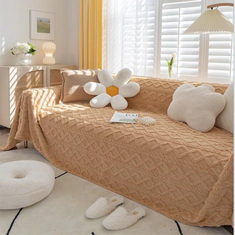 

Супермягкие диванные полотенца, 1/2/3/4-местные чехлы для диванов, винтажные чехлы для диванов с полным покрытием, бархатные чехлы для гостиной 180x130cm 1pc