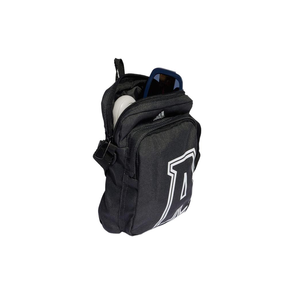 New Adidas Eco Friendly Polyester Shoulder Bag Crossbody Bag Regular Unisex Gray IJ5633