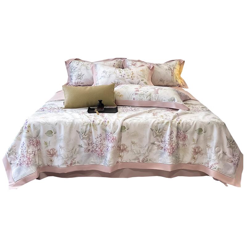 

LENGARY Летнее одеяло из тенселя с цветочным рисунком