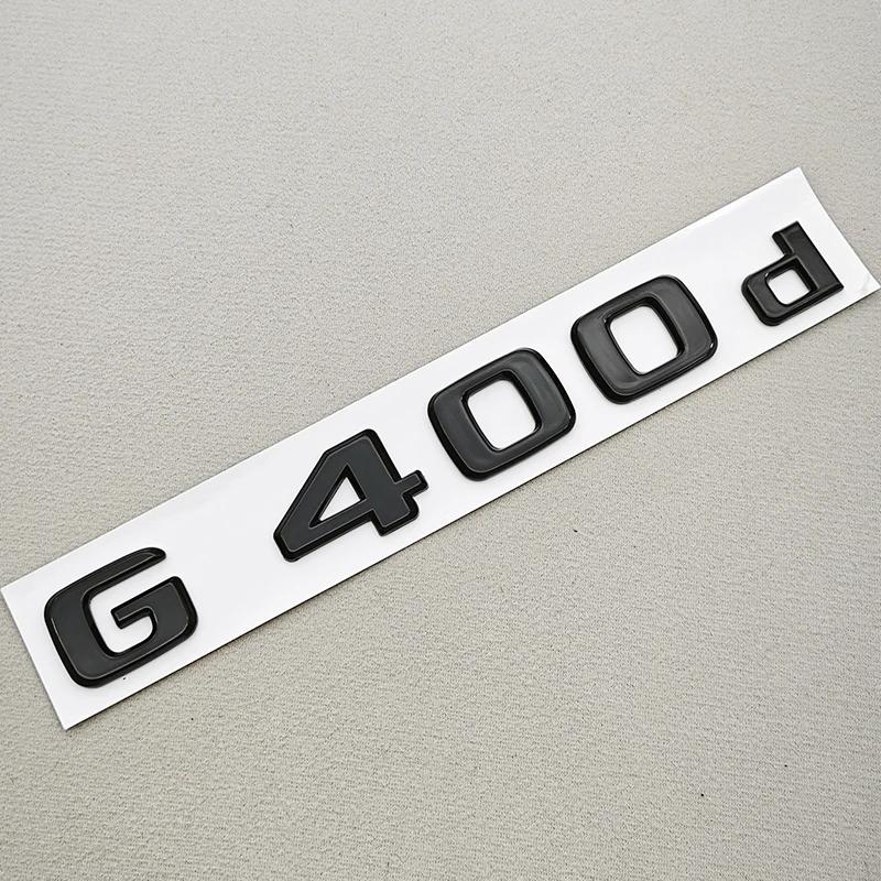 3D ABS Car Letters Logo G350 G350d G500 Sticker Rear Trunk Badge Emblem Decals For Mencedes Menz G350 G500 W463 Auto Accessories