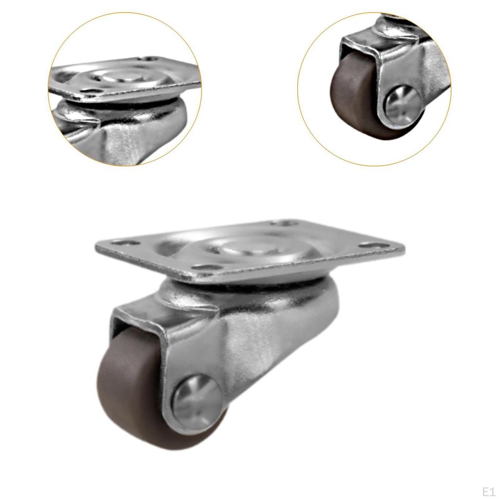 4 -pack Small 047 Inch Steering Rollers for Furniture And Workbenches