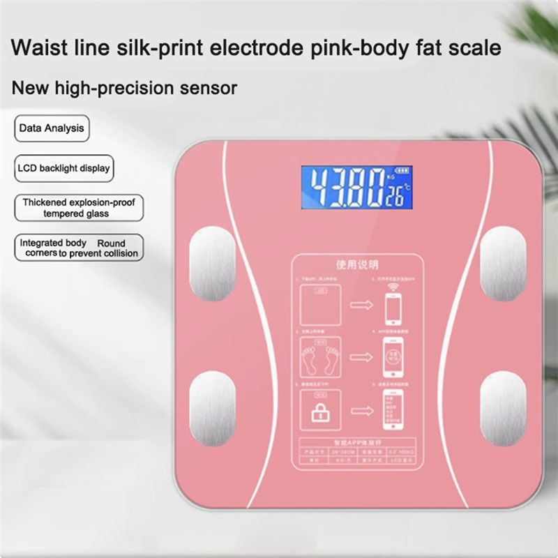 A04V Body Fat Scale For Weight Loss Special Intelligent Precision Weight Scale For Girls' Small Electronic Body Fat Scale