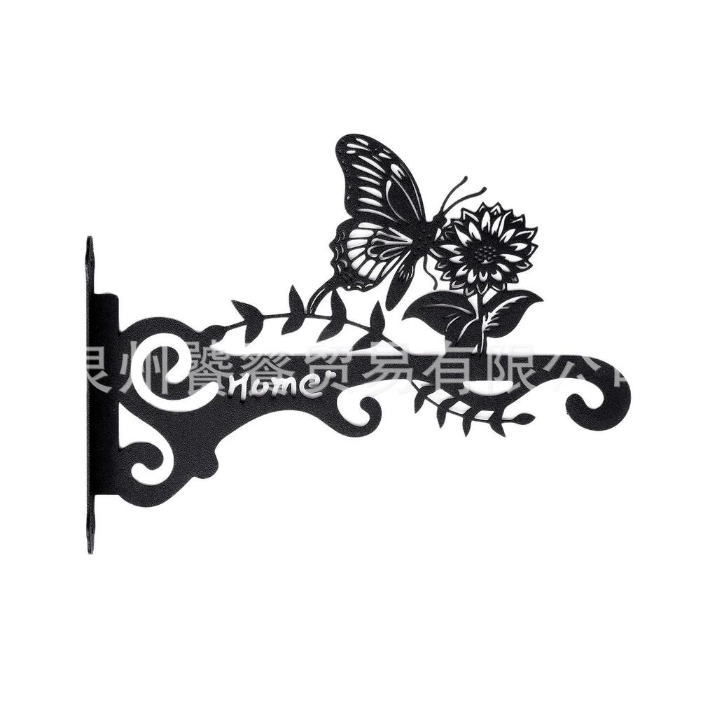 Metalowy uchwyt na wiszące rośliny z ptakami do dekoracji wnętrz i na zewnątrz