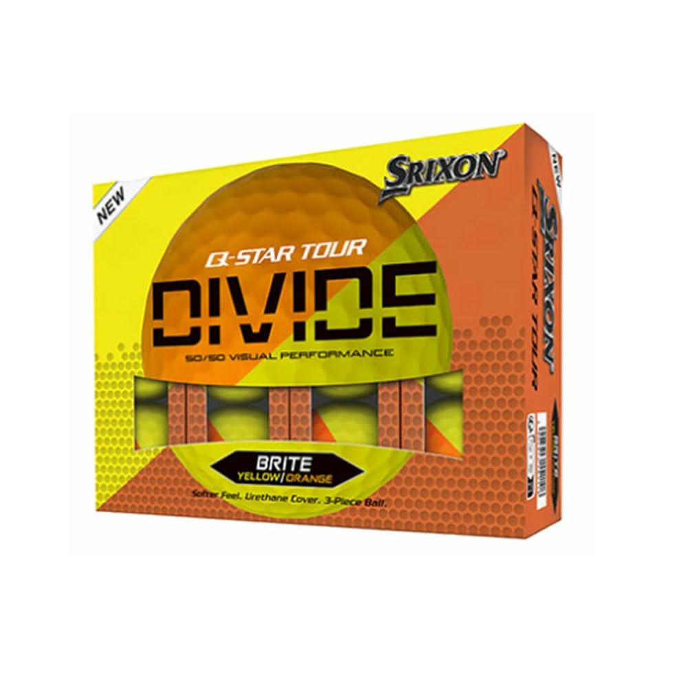 

Dunlop SRIXON TOUR Divide2 Golf Ball Divide 2024 Model 12 Balls [US Model] Q-STAR [12 Balls] Yellow/Orange [Item] жёлтый