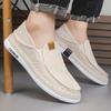 Cloth shoes men's new summer breathable fisherman shoes men's linen casual driving beanie shoes