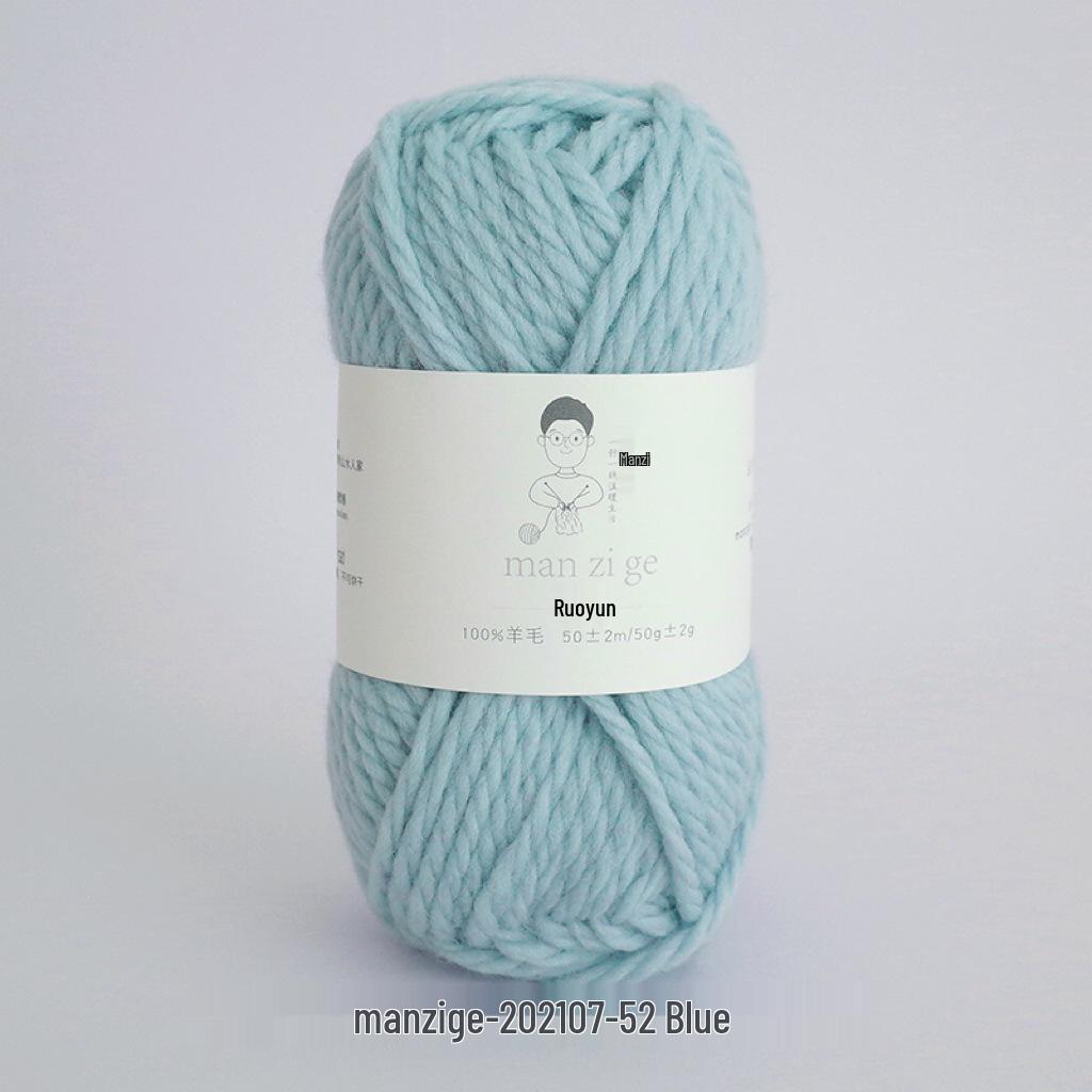 100% reine Wolle Grobgarn zum Handstricken von Mänteln, Schals und Pullovern - 5 mm dick