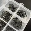 EPDM Rubber O-ring Combinaton Kit 1-box 250 Pcs Acid Alkali Corrosion Resistant Aging-resistant Black O-type Sealing Ring