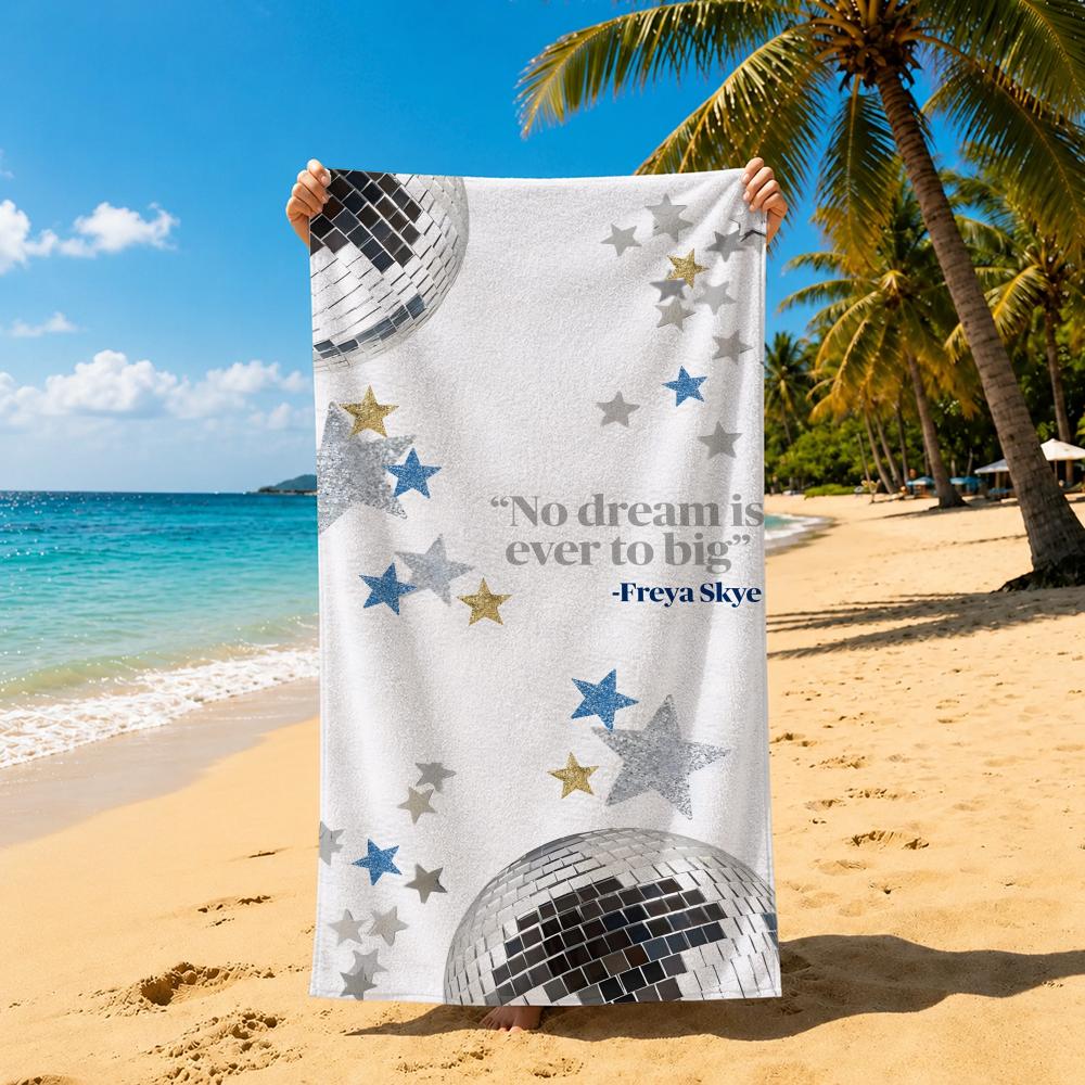 Singer F-Freya Skye Towel Towel Soft Pool Gift For Travel Gym Shower Cool Camping Quick Dry Sports Large Beach Towel