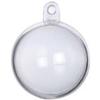 Crystal Plastic Ball Divisible In 2 Parts 6 Cm