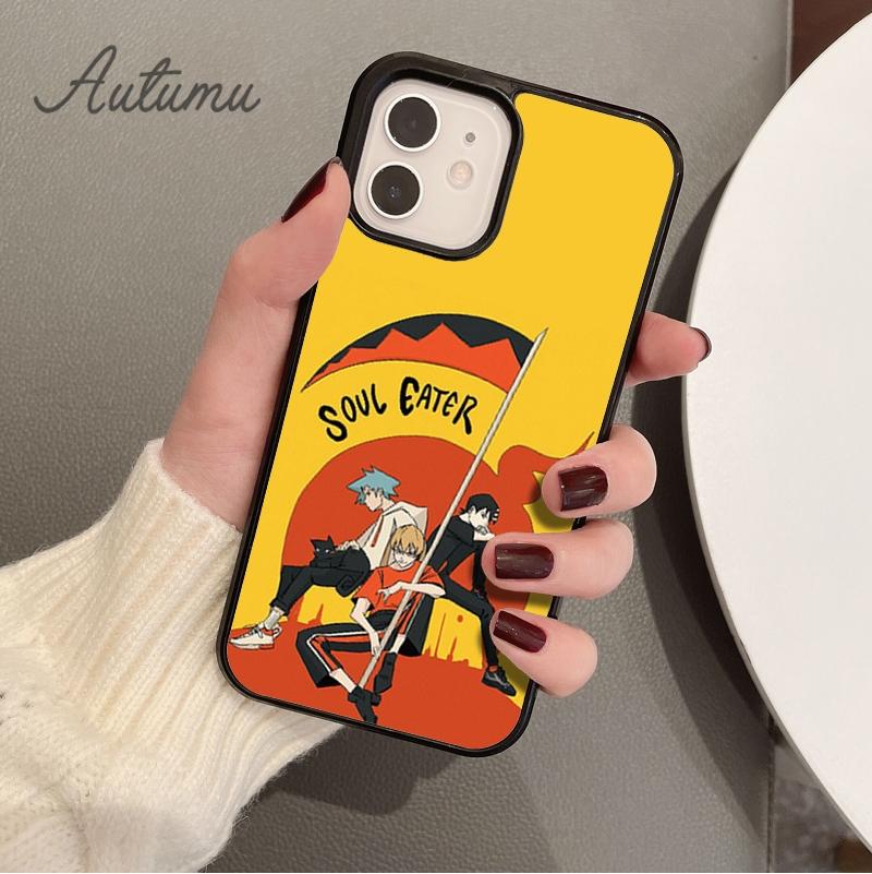SOUL EATER Phone Case for iPhone 11 12 13 14 Pro Max Mini X XR XS SE 2020 5 6S 7 8 Plus Samsung Galaxy S21 S22 Cover Shell