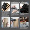 Art3d 2 Pieces Wooden Wall Sound Absorbing Material Wood Panel Wooden Soundproof Panel DIY Sound Insulation Decorative Wood Board 120x60 Model Number
