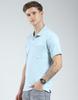 Monte Carlo Mens Solid Collar Neck Tshirt